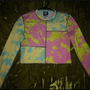 The Ragged Priest amp tie dye long sleeve crop